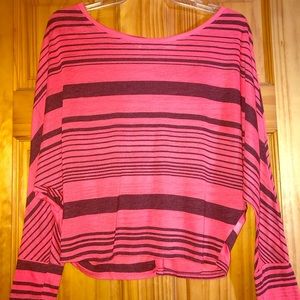 Pink Vintage Havana Striped Top
